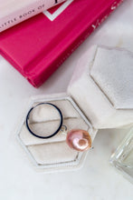 Carica l'immagine nel visualizzatore di Gallery, Linea Precious - Anello GOCCIA DI LUNA - Rosa - argento 925
