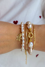 Carica l'immagine nel visualizzatore di Gallery, Bracciali elastici EDIZIONE LIMITATA - BIMBO/BIMBA argento 925 placcato oro 18k