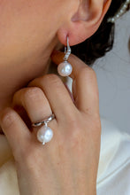 Carica l'immagine nel visualizzatore di Gallery, Anello GOCCIA DI LUNA - Bianca - argento 925