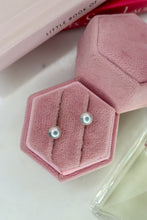 Carica l'immagine nel visualizzatore di Gallery, Orecchini BOTTONI arg925 - Perle Autentiche GRIGIE - MINI