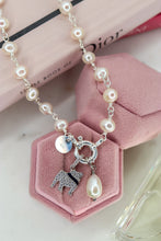 Carica l'immagine nel visualizzatore di Gallery, COMBO Collana LA BASE di Melania Gorini Gioielli - Pendente perla e pendente cagnolino
