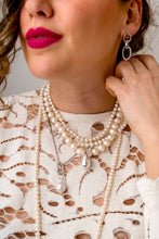 Carica l&#39;immagine nel visualizzatore di Gallery, Collana GRANATINA con pendente perla OMAGGIO - argento 925
