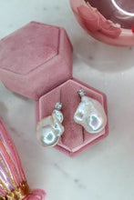 Carica l'immagine nel visualizzatore di Gallery, Orecchini BAROCCHE nude NOTTE STELLATA - argento 925