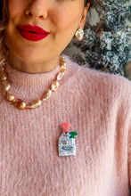 Carica l'immagine nel visualizzatore di Gallery, Pochette & Spilla – Magie di Festa piccola - Brindiamo 🥂