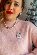 Carica l'immagine nel visualizzatore di Gallery, Pochette & Spilla – Magie di Festa piccola - Brindiamo 🥂