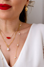 Carica l'immagine nel visualizzatore di Gallery, Collana BOCCA POP ORO - argento 925 placcato oro 18k