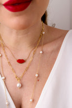 Carica l'immagine nel visualizzatore di Gallery, Collana BOCCA POP ORO - argento 925 placcato oro 18k