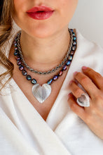 Charger l'image dans la galerie, Ligne Luxury - Collier RINTOCCO DI MEZZANOTTE - LUXURY - argent 925