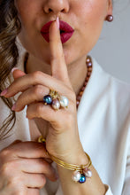 Charger l'image dans la galerie, Ligne Precious - Bague GOUTTE DE LUNE OR - Blanche