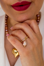 Charger l'image dans la galerie, Ligne Precious - Bague GOCCIA DI LUNA OR - Rose