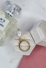 Charger l'image dans la galerie, Ligne Precious - Bague GOUTTE DE LUNE OR - Blanche