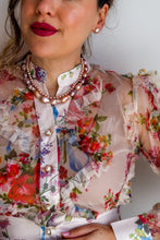 Load image into Gallery viewer, Necklace - IMPERIAL ROSE - LUXURY - 925 sterling silver 18k gold plated