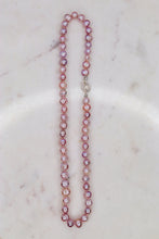 Carica l'immagine nel visualizzatore di Gallery, Linea Luxury - Collana ICONA DI PERLE - GLICINE - Argento 925