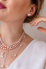 Charger l'image dans la galerie, Ligne Precious - Boucles d'oreilles BOUTONS arg.925 - Perles Authentiques ROSES - Grandes