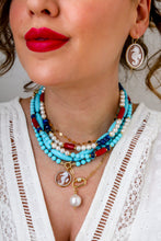 Carica l'immagine nel visualizzatore di Gallery, Pendente CAMMEO ESTATE ORO - argento 925 placcato oro 18k