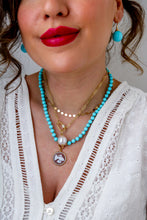 Carica l'immagine nel visualizzatore di Gallery, Pendente CAMMEO ESTATE ORO - argento 925 placcato oro 18k