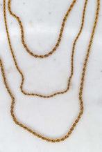 Load image into Gallery viewer, Mè·ro Bijoux - FUNETTA GOLD Necklace - 40cm
