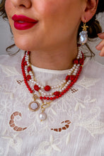 Carica l'immagine nel visualizzatore di Gallery, Pendente CAMMEO ESTATE ORO - argento 925 placcato oro 18k