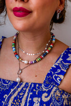 Carica l'immagine nel visualizzatore di Gallery, Collana CERAMICHINA CORNETTO - argento 925