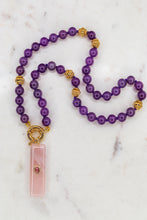 Carica l'immagine nel visualizzatore di Gallery, Linea Mè·ro Bijoux - Collana VIBRA LUX - Viola