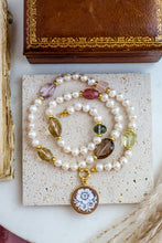 Carica l'immagine nel visualizzatore di Gallery, Ciondolo FLORIS - argento 925 placcato oro 18k