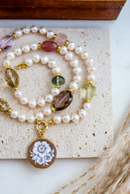 Carica l'immagine nel visualizzatore di Gallery, Ciondolo FLORIS - argento 925 placcato oro 18k