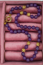 Carica l'immagine nel visualizzatore di Gallery, Linea Mè·ro Bijoux - Collana VIBRA LUX - Viola