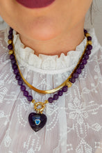 Carica l'immagine nel visualizzatore di Gallery, Linea Mè·ro Bijoux - Collana VIBRA LUX - Viola