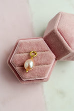 Carica l'immagine nel visualizzatore di Gallery, Ciondolo PERLA per collana LA BASE - argento 925 placcato oro 18k