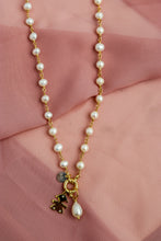 Carica l'immagine nel visualizzatore di Gallery, COMBO Collana LA BASE di Melania Gorini Gioielli + Pendente Perla + Pendente BIMBA - argento 925 placcato oro 18k