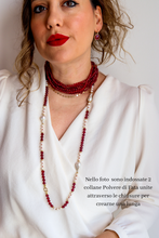 Carica l'immagine nel visualizzatore di Gallery, Collana POLVERE DI FATA - BACCHE ROSSE - argento 925 placcato oro 18k