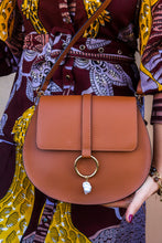 Load image into Gallery viewer, NEW ELEGANCE HANDBAG - Genuine leather in tan