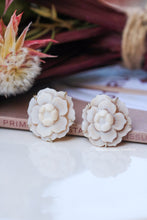 Load image into Gallery viewer, Luxury Line - PRE-ORDER - BIG CAMELIA Earrings