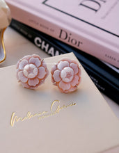 Load image into Gallery viewer, Luxury Line - PRE-ORDER - BIG CAMELIA Earrings