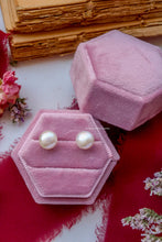 Charger l'image dans la galerie, Ligne Precious - Boucles d'oreilles BOUTONS argent 925 - Perles BLANCHES Authentiques - Petites