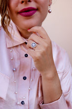 Carica l'immagine nel visualizzatore di Gallery, PREORDINE - Anello LOTO in argento 925 - cammeo autentico