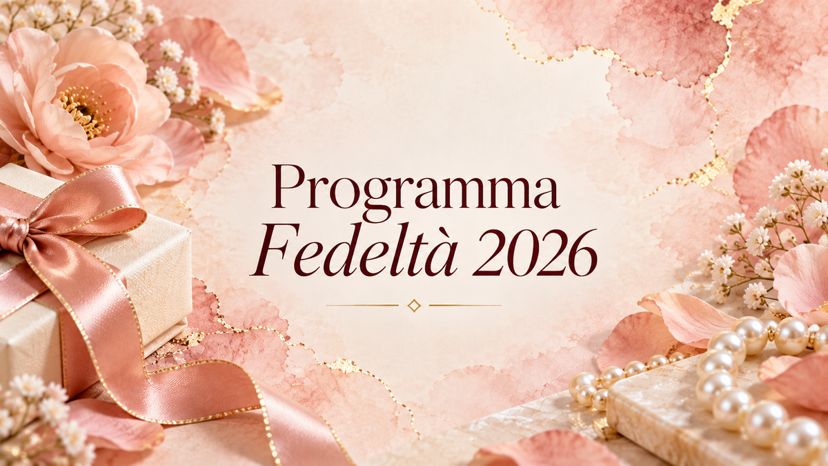 Il Programma Fedeltà 2026 è cominciato!