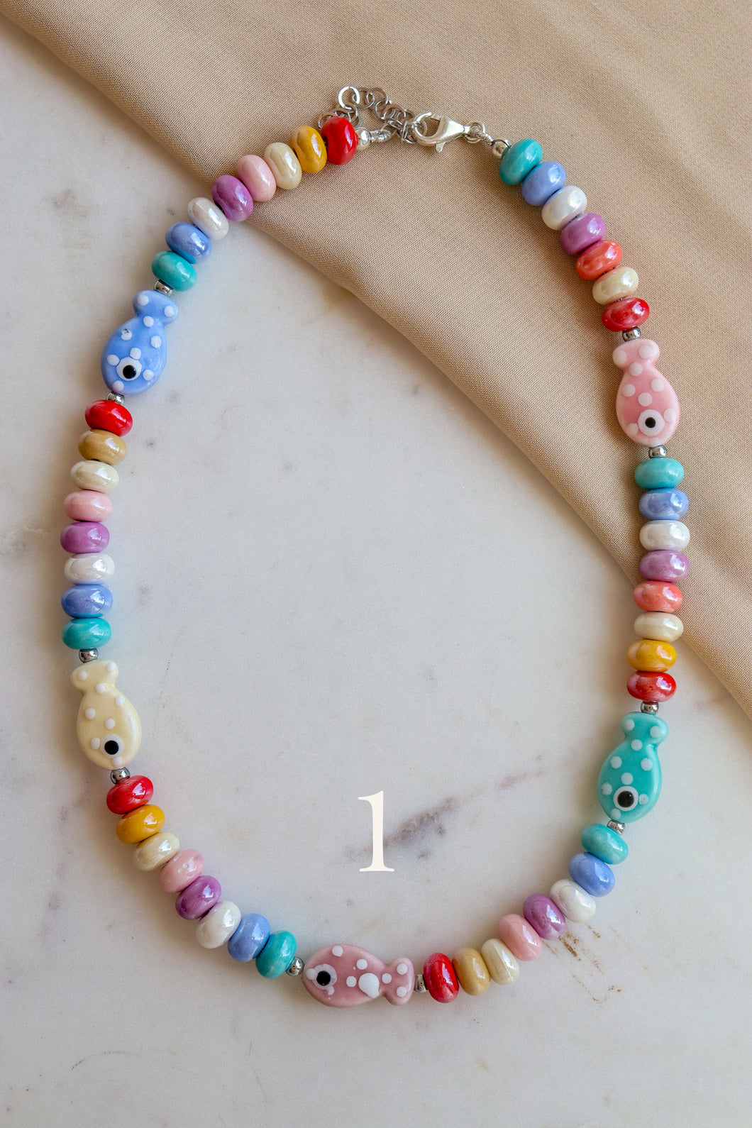 Collana CERAMICHINA SARDINA POIS