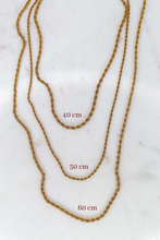 Load image into Gallery viewer, Mè·ro Bijoux - FUNETTA GOLD Necklace - 60 cm
