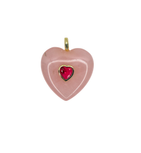 Load image into Gallery viewer, Ciondolo CHIAVE DI LUCE - Cuore Maxi
