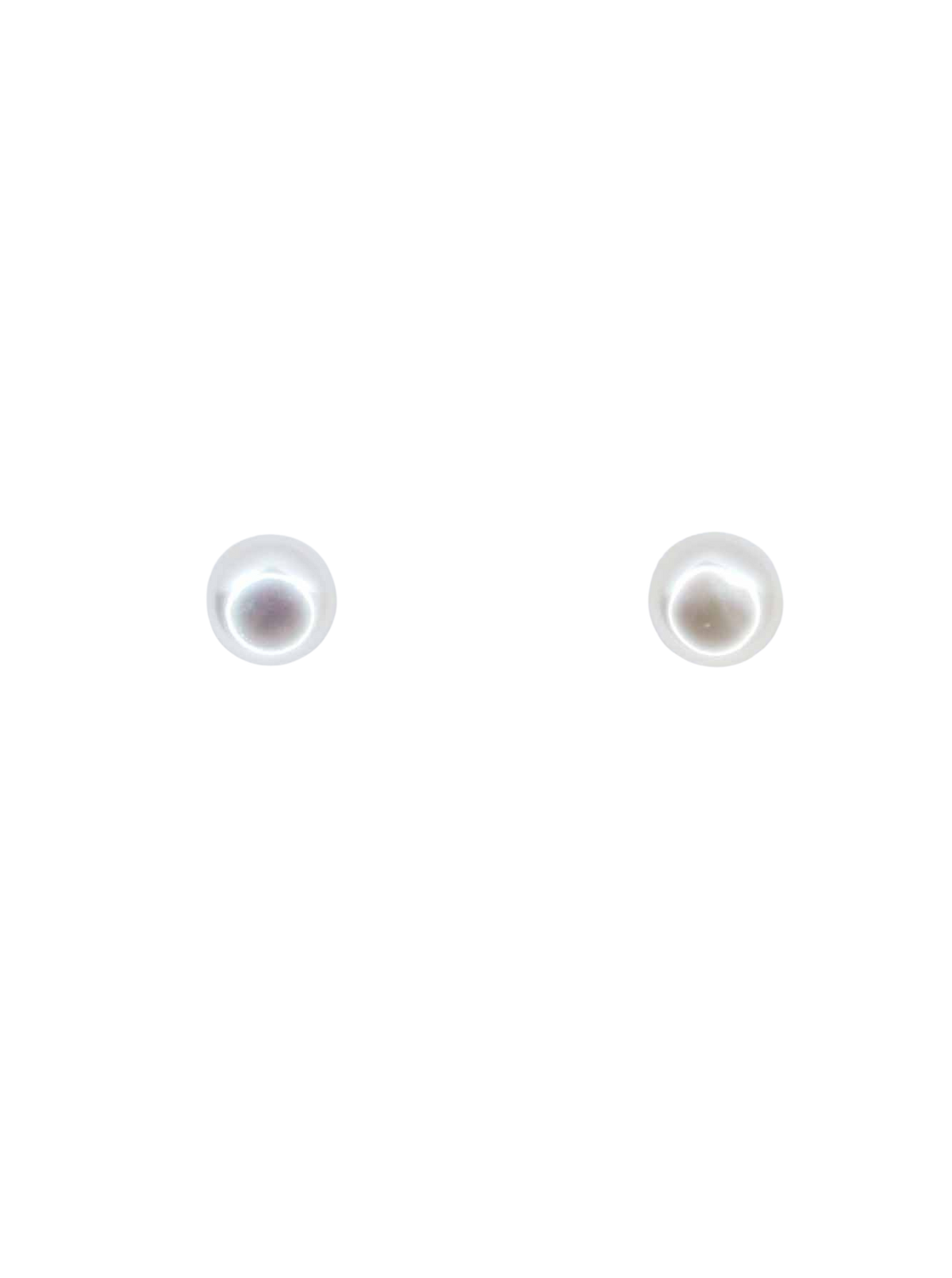 Ligne Precious - Boucles d'oreilles BOUTONS - BLANCS - MOYENS