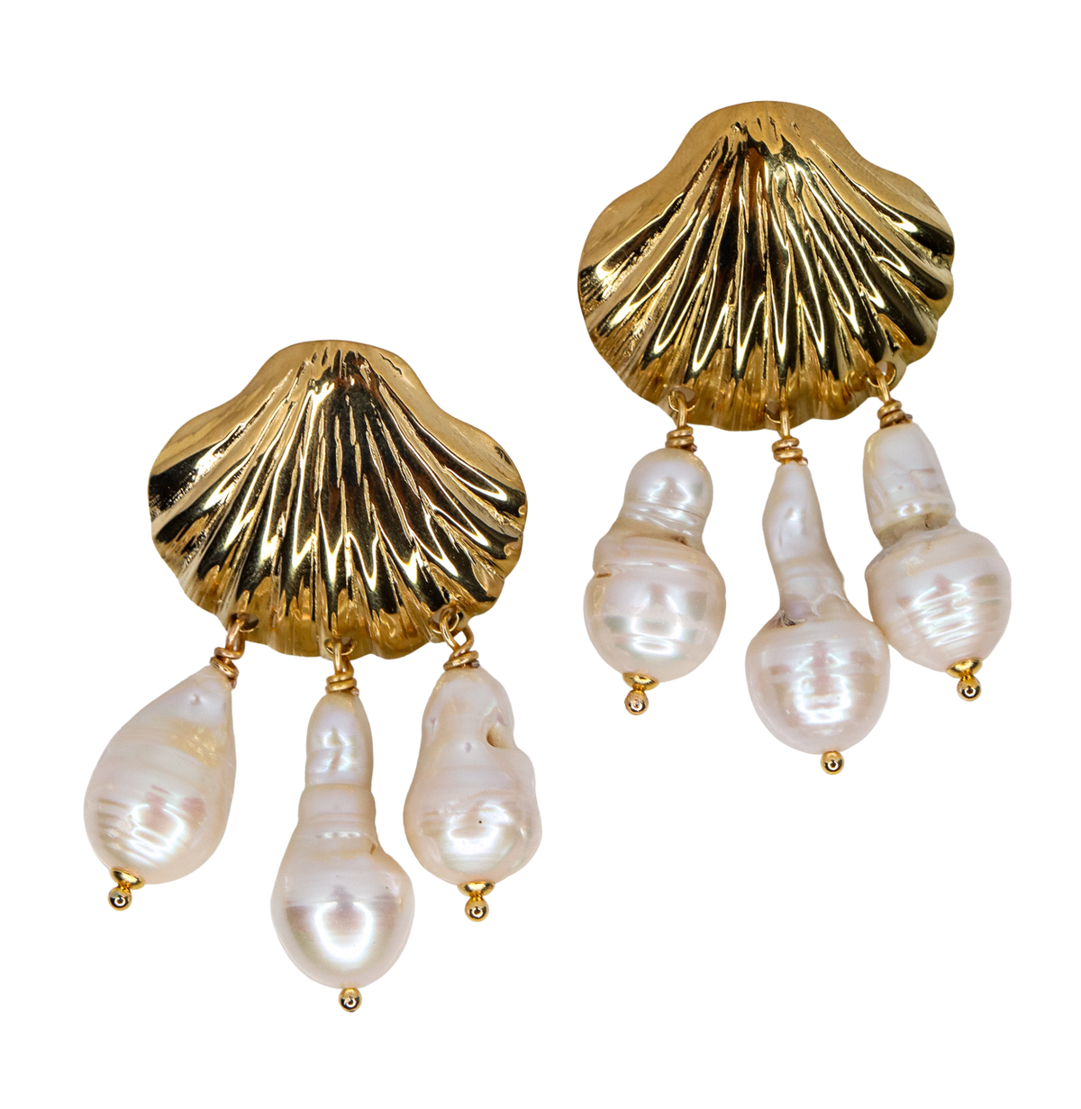 Mè·ro Bijoux - Boucles d'oreilles FLEUR DE POMMIER Or