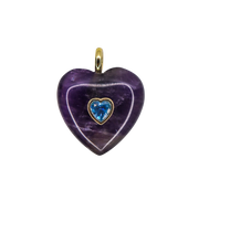 Load image into Gallery viewer, Ciondolo CHIAVE DI LUCE - Cuore Maxi
