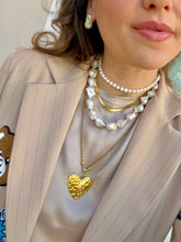 Charger l'image dans la galerie, Ligne Mè·ro Bijoux - Pendentif maxi cœur A·mà·ti
