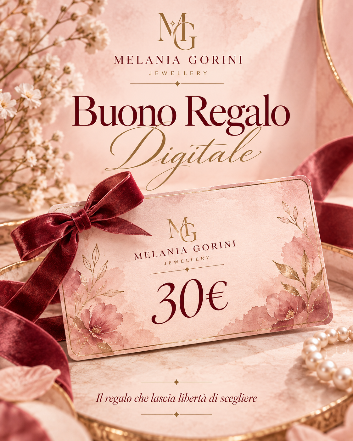 Melania Gorini Jewellery - DIGITAL GIFT VOUCHER - 30€