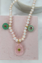 Load image into Gallery viewer, Linea Precious - Collana Rivelia Quarzo Rosa

