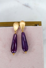 Carica l'immagine nel visualizzatore di Gallery, Linea Precious - Orecchini Gocce di Luce - Viola
