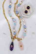 Carica l'immagine nel visualizzatore di Gallery, Linea Luxury - Collana Aura / Acquamarina ORO
