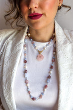 Carica l'immagine nel visualizzatore di Gallery, Linea Precious - Collana MALVA lunga - argento 925 placcato oro 18k
