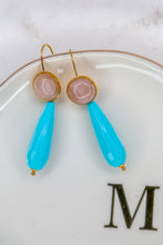 Carica l'immagine nel visualizzatore di Gallery, Mè·ro Bijoux - Orecchini DUO CHIC - Turchese
